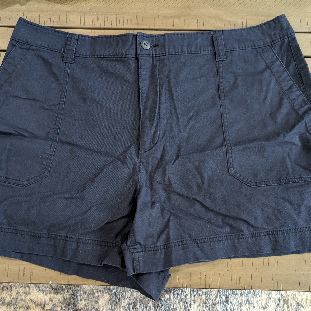 Old Navy high rise OG chino shorts Navy Blue XXL